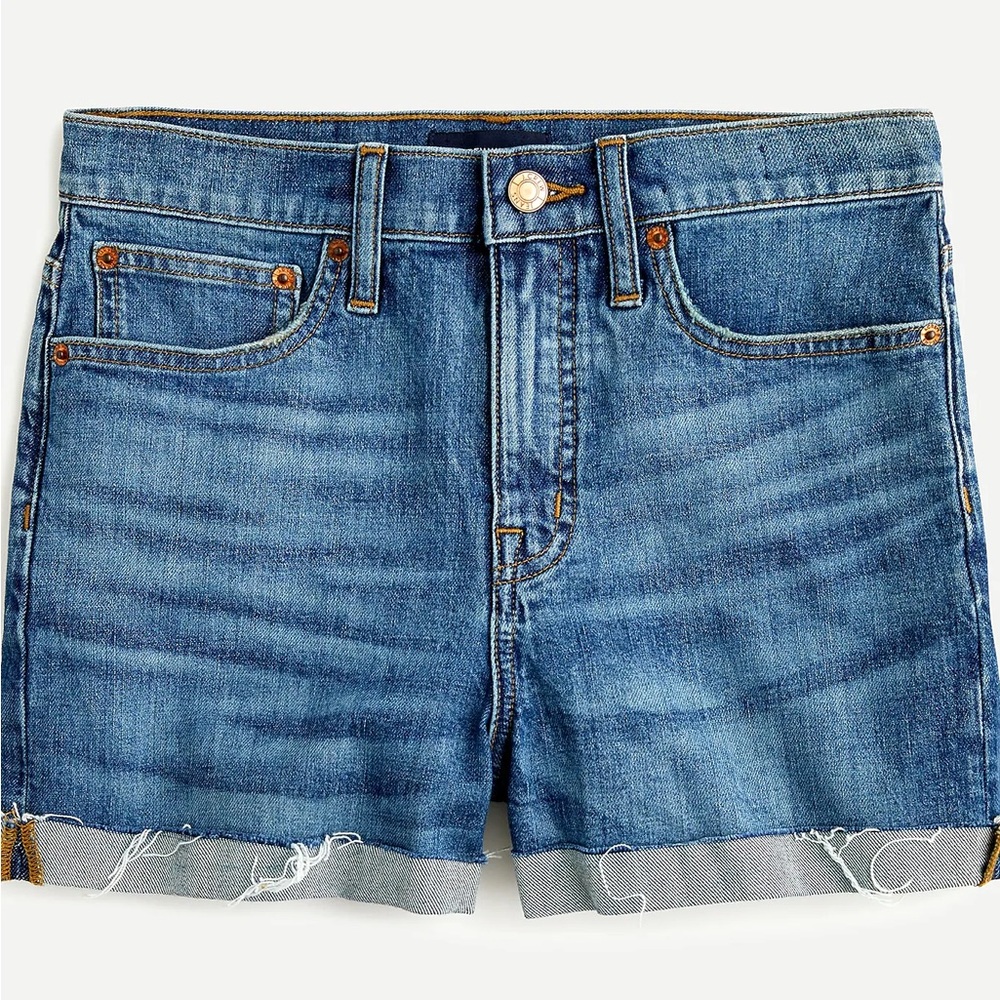 J.Crew high-rise denim shorts